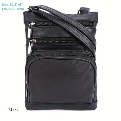 Laptop Bag – 10 Colors, Genuine Leather, Adjustable Strap – detail view 27