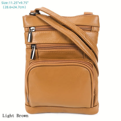 Laptop Bag – 10 Colors, Genuine Leather, Adjustable Strap – detail view 16