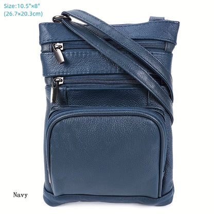 Laptop Bag – 10 Colors, Genuine Leather, Adjustable Strap – detail view 5