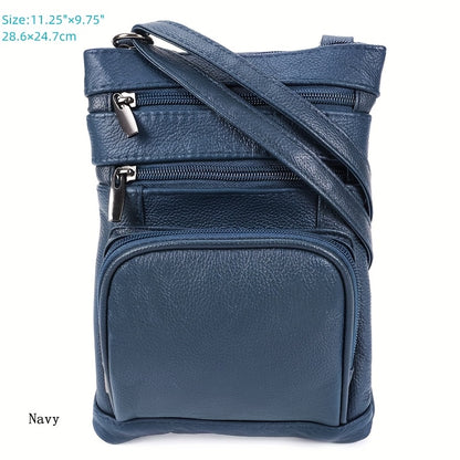 Laptop Bag – 10 Colors, Genuine Leather, Adjustable Strap – detail view 6