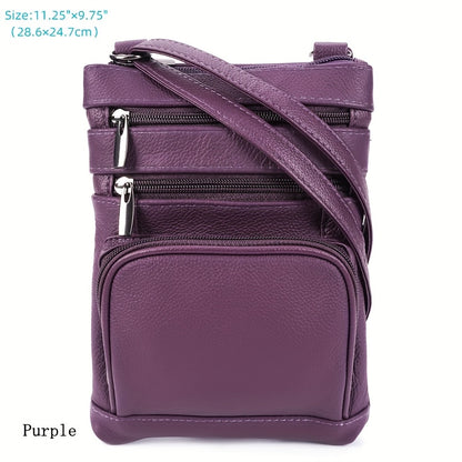 Laptop Bag – 10 Colors, Genuine Leather, Adjustable Strap – detail view 12