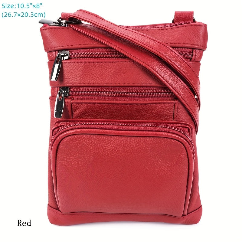 Laptop Bag – 10 Colors, Genuine Leather, Adjustable Strap – detail view 3