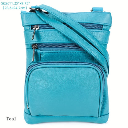 Laptop Bag – 10 Colors, Genuine Leather, Adjustable Strap – detail view 15