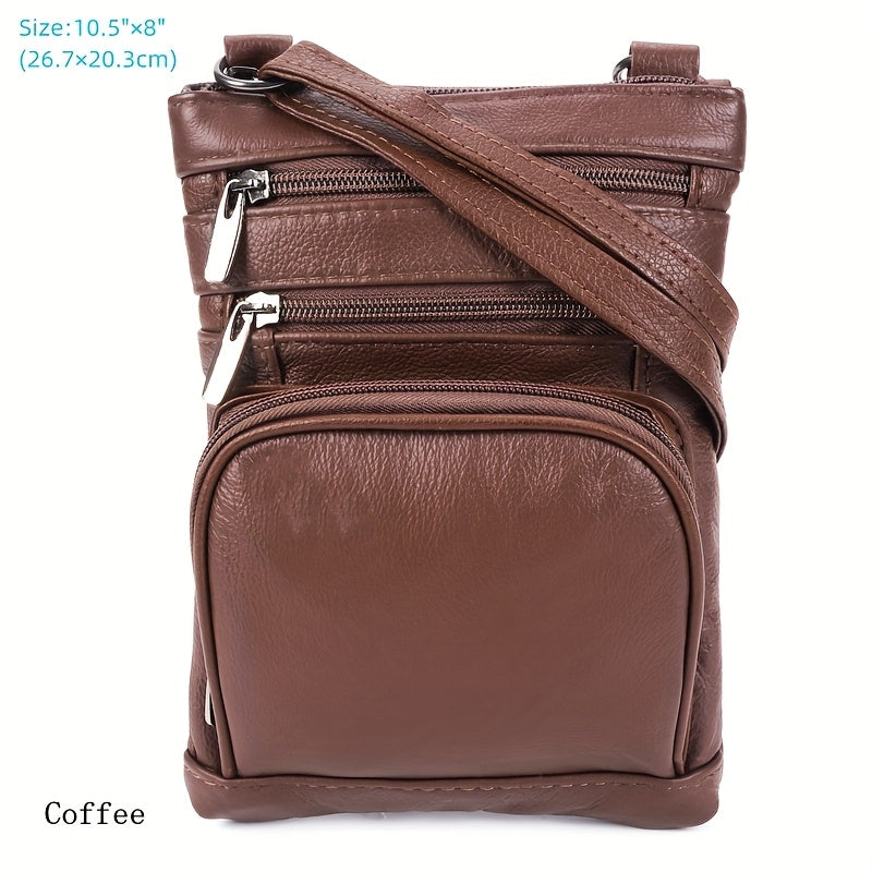 Laptop Bag – Genuine Leather, Adjustable Strap – detail view 16