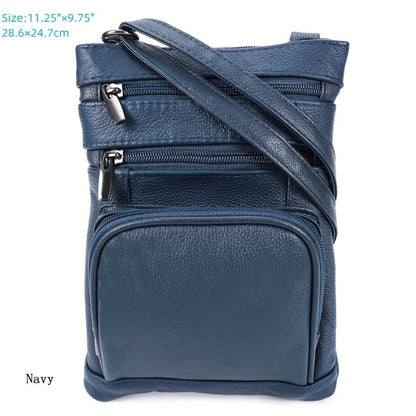 Laptop Bag – Genuine Leather, Adjustable Strap – detail view 31