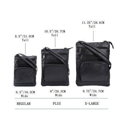 Laptop Bag – Genuine Leather, Adjustable Strap – detail view 21