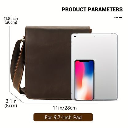 Laptop Bag – Genuine Leather, for Travel & Work – detail view 3