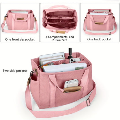 Laptop Bag – 10 Colors, Multi-Pocket, for Travel & Work – detail view 10