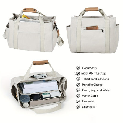 Laptop Bag – 10 Colors, Multi-Pocket, for Travel & Work – detail view 6