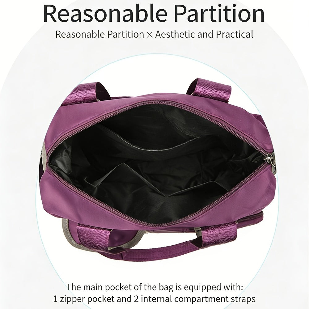 Laptop Bag – Nylon, Large Capacity, Multi Pocket, Adjustable Strap – detail view 9