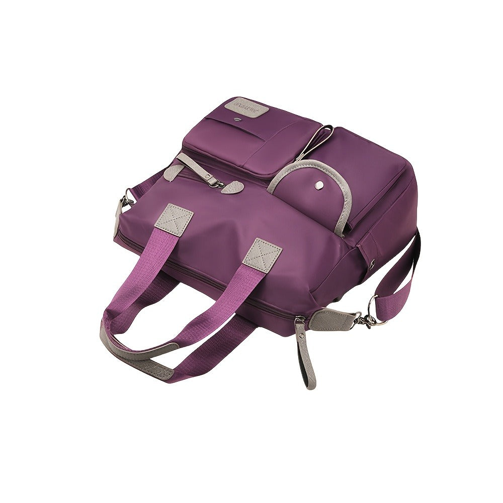 Laptop Bag – Nylon, Large Capacity, Multi Pocket, Adjustable Strap – detail view 5