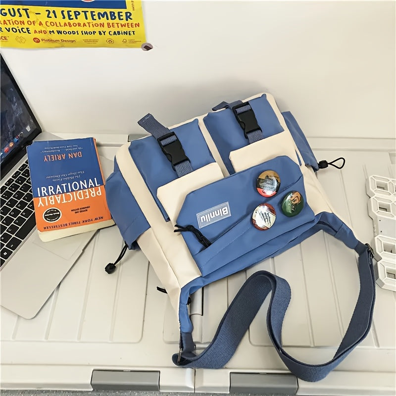 Laptop Bag – Nylon, Large Capacity, Adjustable Strap, for Travel & Work – front view - product view 10