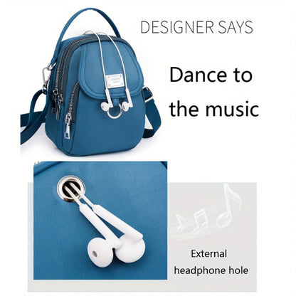 Laptop Bag – Nylon, Mini, Lightweight, Adjustable Strap – detail view 9