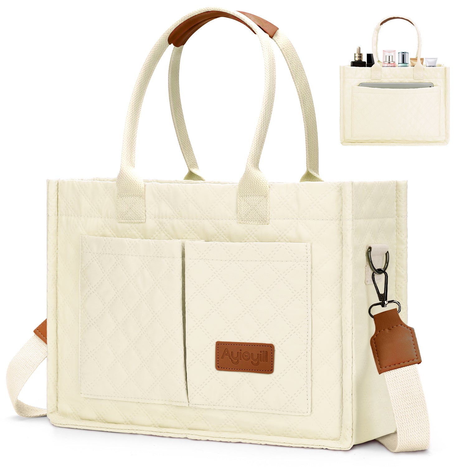 Laptop Bag – Nylon, Multi-Pocket, for Travel & Work – detail view 2