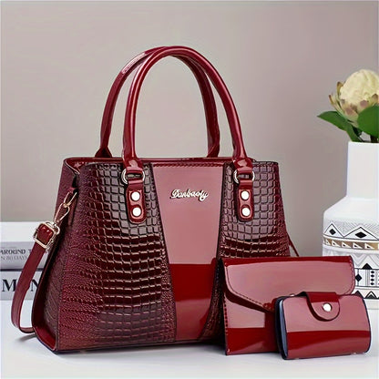 Laptop Bag – PU Leather, Adjustable Strap, for Work & Everyday Use – front view - product view 12
