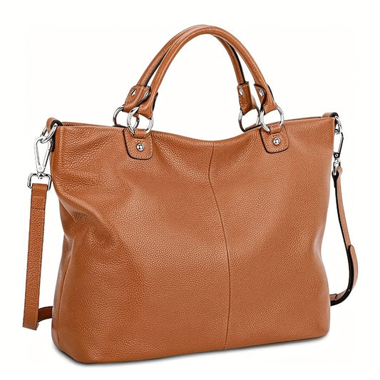 Laptop Bag – 10 Colors, PU Leather, for Travel & Work – front view