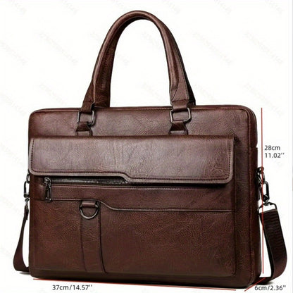 Laptop Bag – PU Leather, Lightweight, for Work & Everyday Use – detail view 4