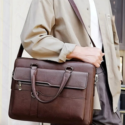 Laptop Bag – PU Leather, Lightweight, for Work & Everyday Use – detail view 10