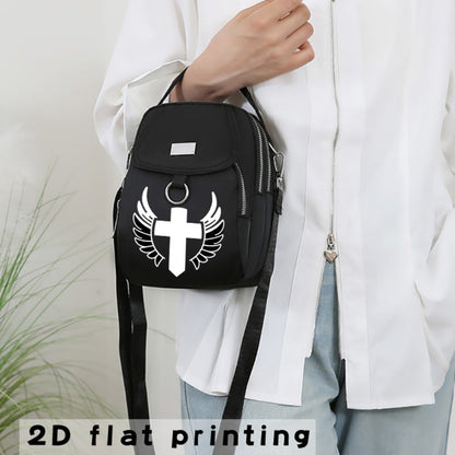 Laptop Bag – for Travel & Work, Angels Arrow Print Messenger Casual – detail view 6