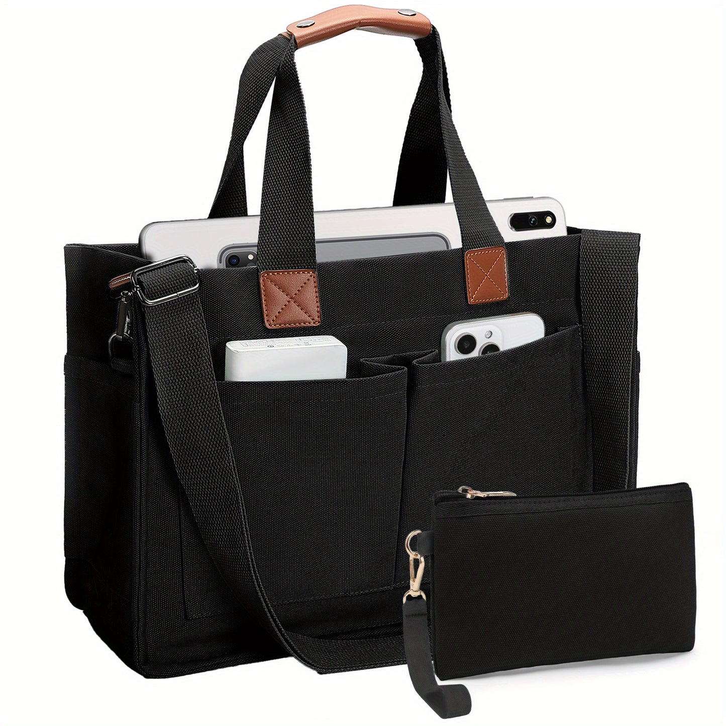 Laptop Bag – for Travel & Work, Large Set Of Spacious Hobo – detail view 12