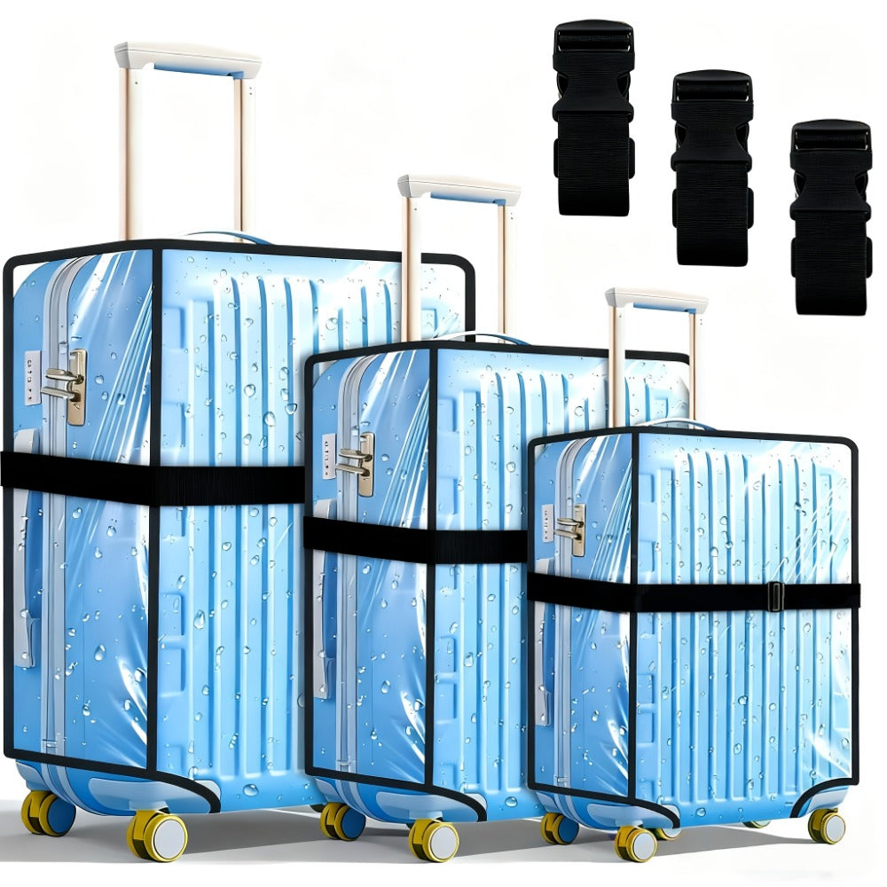 Luggage Set – 28 Inch, Transparent, Waterproof | Bag Vero – front view