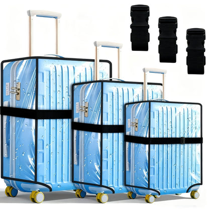 Luggage Set – 28 Inch, Transparent, Waterproof | Bag Vero – front view