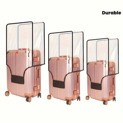Luggage Set – 3 Pack, 28 Inch, PVC, Clear | Bag Vero – front view