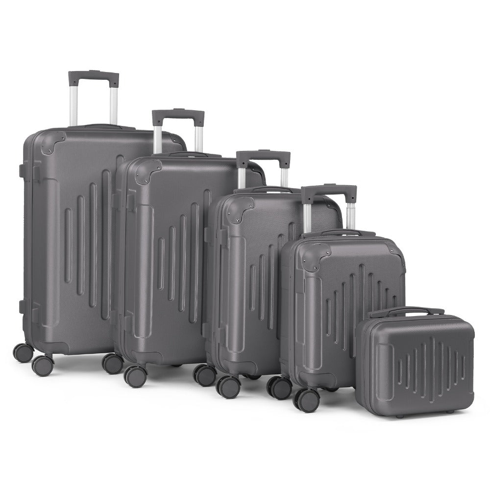Luggage Set – 5 Piece, 28 Inch, Hardshell, TSA Lock | Bag Vero – front view