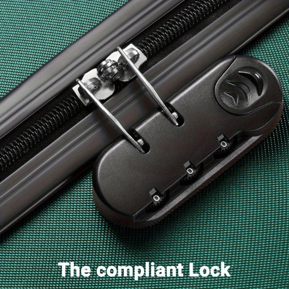 Luggage Set – 10 Piece, ABS Hardshell, Spinner Wheels, Combination Lock – detail view 5