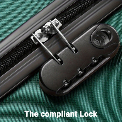 Luggage Set – 10 Piece, ABS Hardshell, Spinner Wheels, Combination Lock – detail view 5