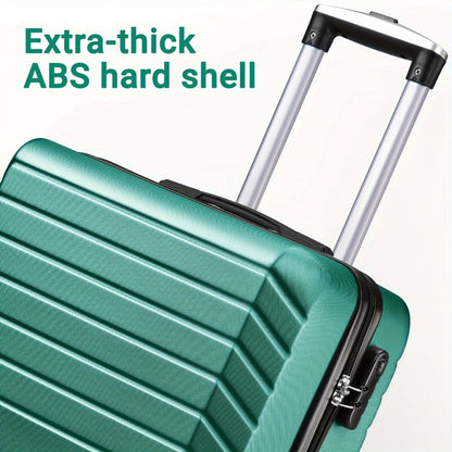 Luggage Set – 10 Piece, ABS Hardshell, Spinner Wheels, Combination Lock – detail view 9