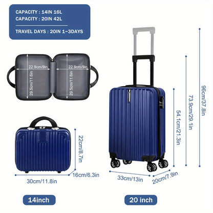 Luggage Set – 2 Piece, 20 Inch, 14 Inch, Hardshell – detail view 3