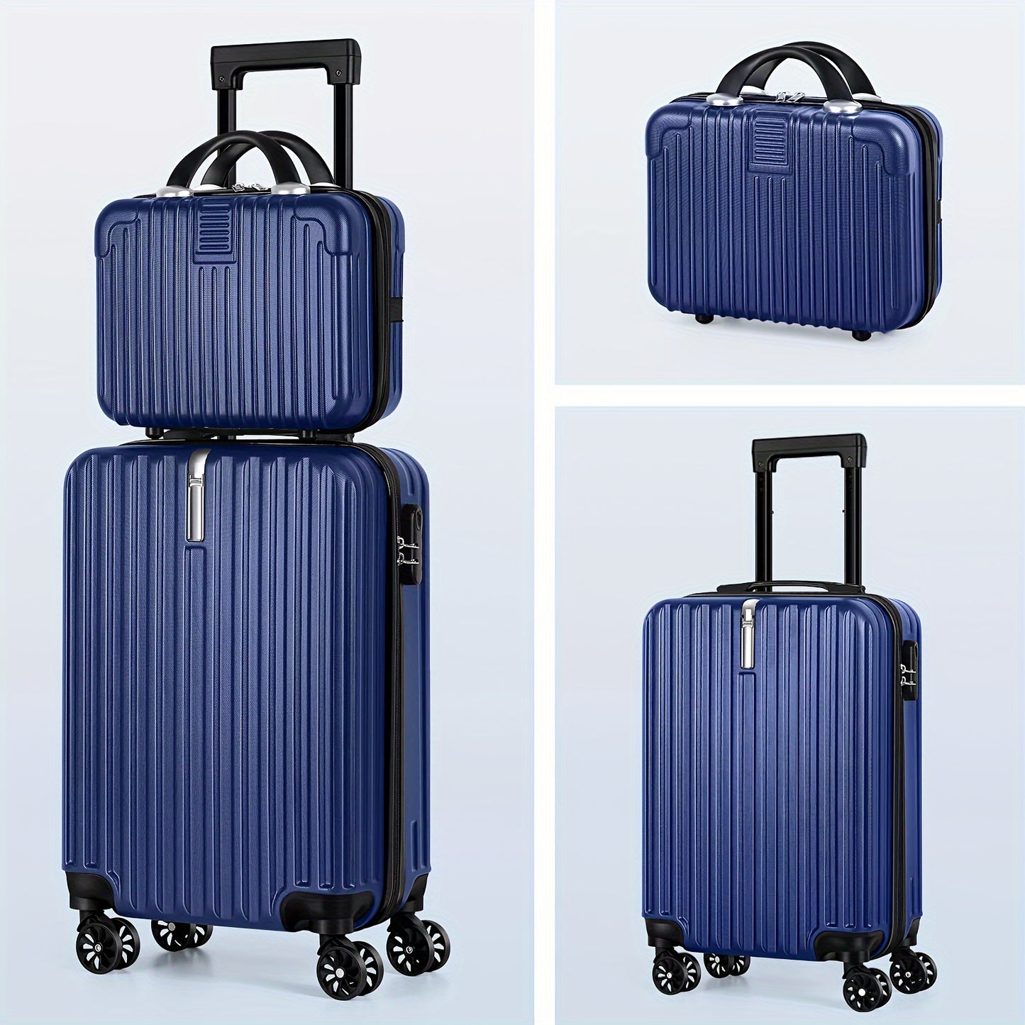 Luggage Set – 2 Piece, 20 Inch, 14 Inch, Combination Lock – detail view 17