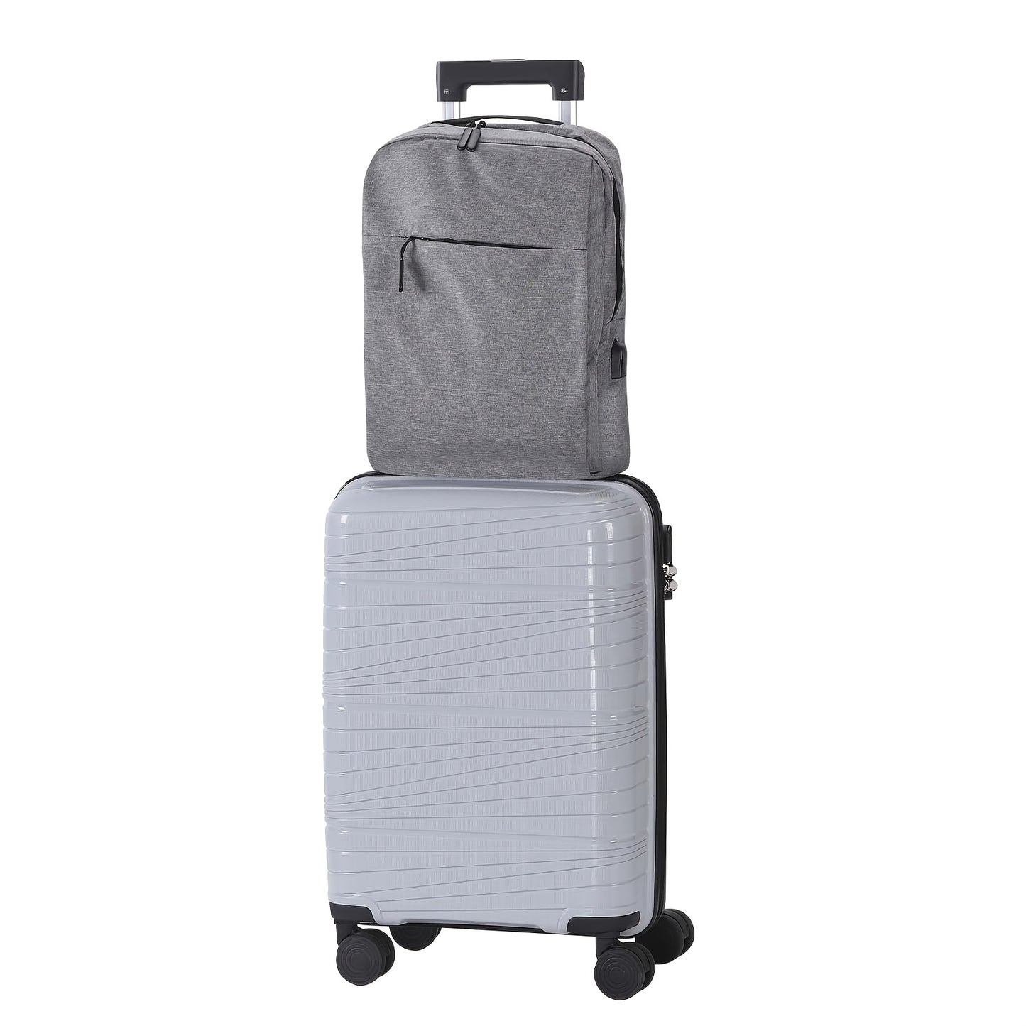 Luggage Set – 2 Piece, 20 Inch, 14 Inch, Spinner Wheels – detail view 2
