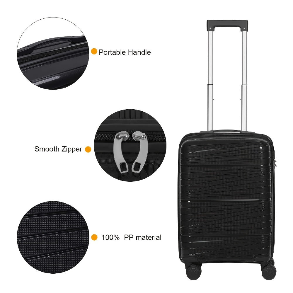 Luggage Set – 2 Piece, 20 Inch, 14 Inch, Spinner Wheels – detail view 37