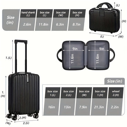 Luggage Set – 2-Piece, 20 Inch, Hardshell, for Travel & Work – detail view 48