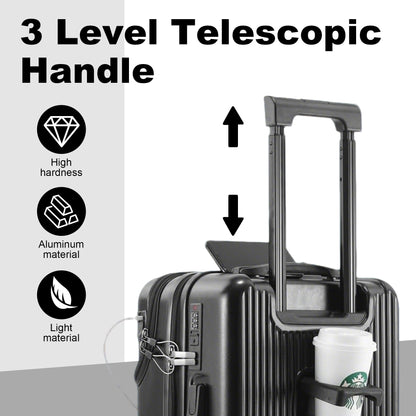 Luggage Set – 20 Inch, Hardshell, USB Charging, TSA Lock – detail view 28