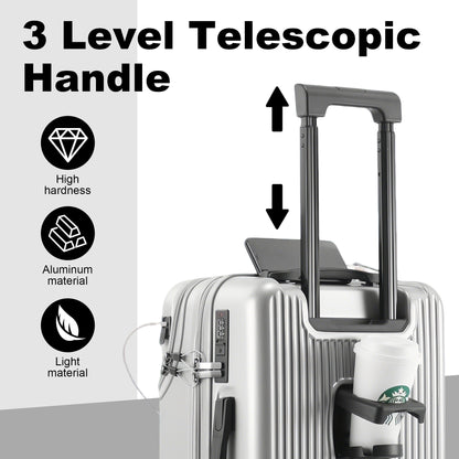 Luggage Set – 20 Inch, Hardshell, USB Charging, TSA Lock – detail view 34