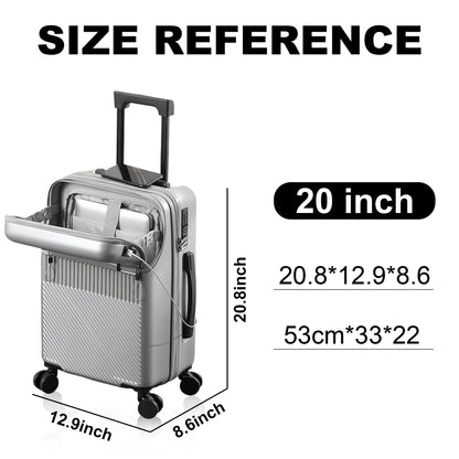Luggage Set – 20 Inch, Hardshell, USB Charging, TSA Lock – detail view 38