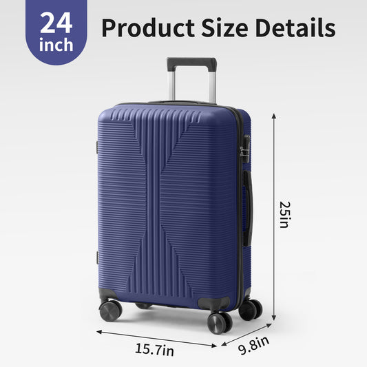 Luggage Set – 28 Inch, Hardshell, Lightweight, TSA Lock – front view