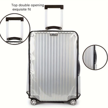 Luggage Set – 3 Pack, 28 Inch, PVC, Clear – detail view 6