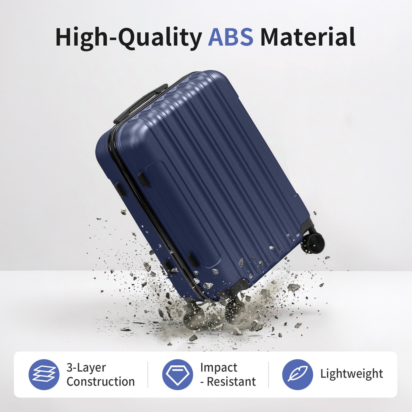 Luggage Set – 3 Piece, 12 Colors, 28 Inch, ABS Hardshell – detail view 16