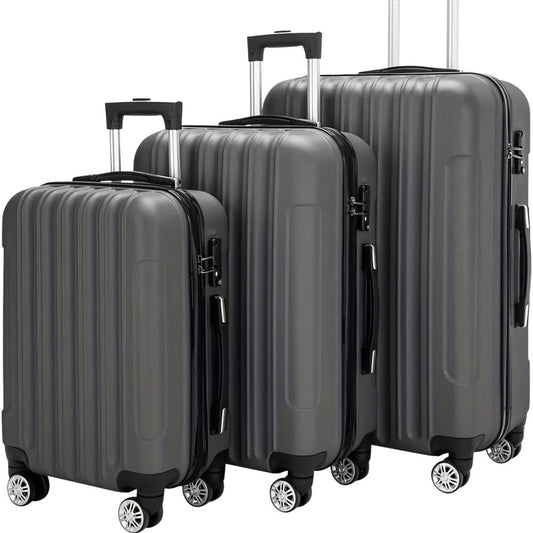 Luggage Set – 3 Piece, 28 Inch, Hardshell, Spinner Wheels – front view
