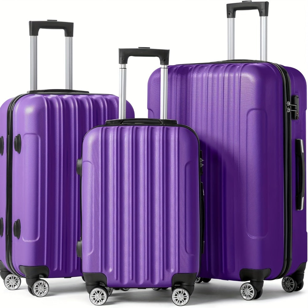 Luggage Set – 3 Piece, 28 Inch, ABS Hardshell, Combination Lock – detail view 17