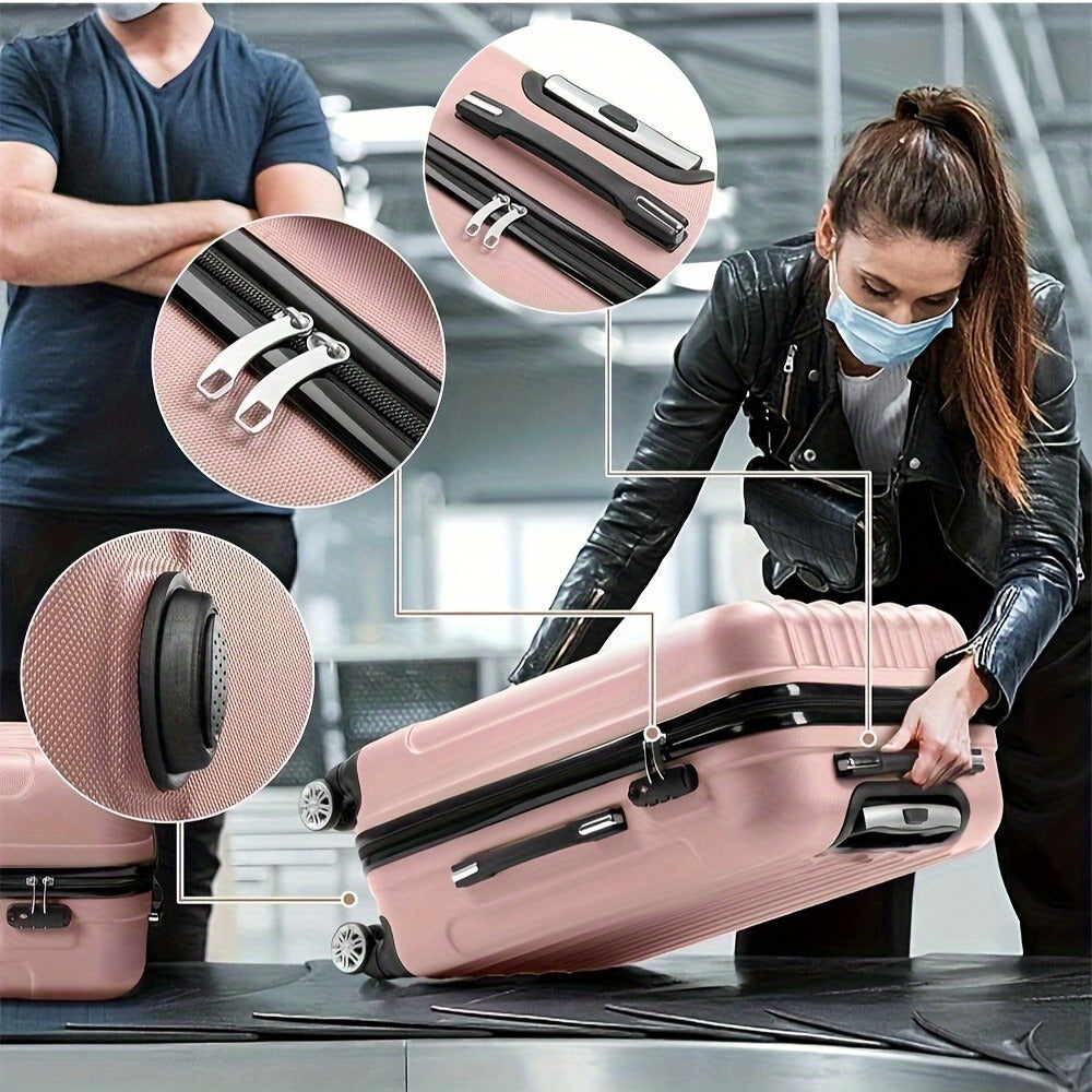 Luggage Set – 3 Piece, 28 Inch, ABS Hardshell, Combination Lock – detail view 21