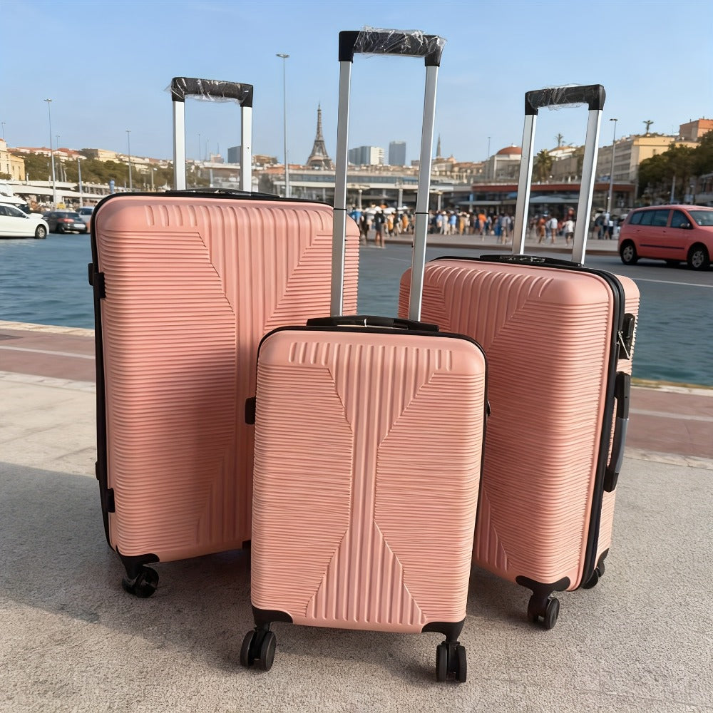 Luggage Set – 3 Piece, 28 Inch, ABS Hardshell, Combination Lock – detail view 8