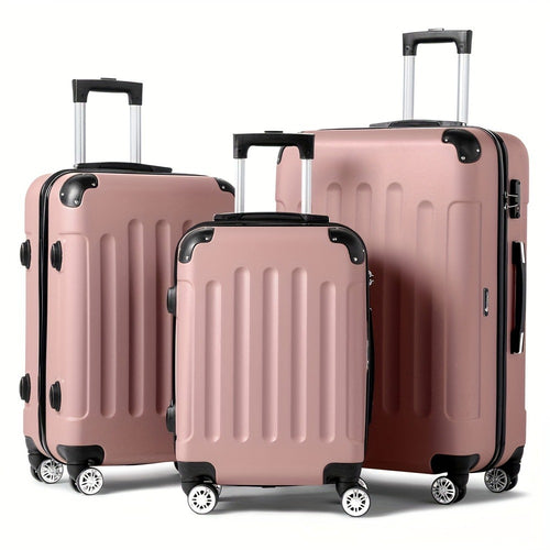 Luggage Set – 3 Piece, 28 Inch, Hardshell, TSA Lock – front view