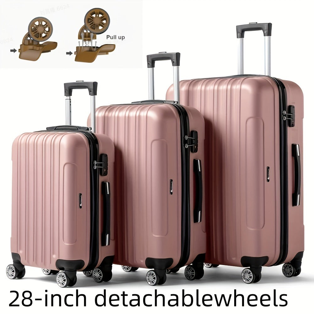 Luggage Set – 3 Piece, 28 Inch, Hardshell, TSA Lock – detail view 4