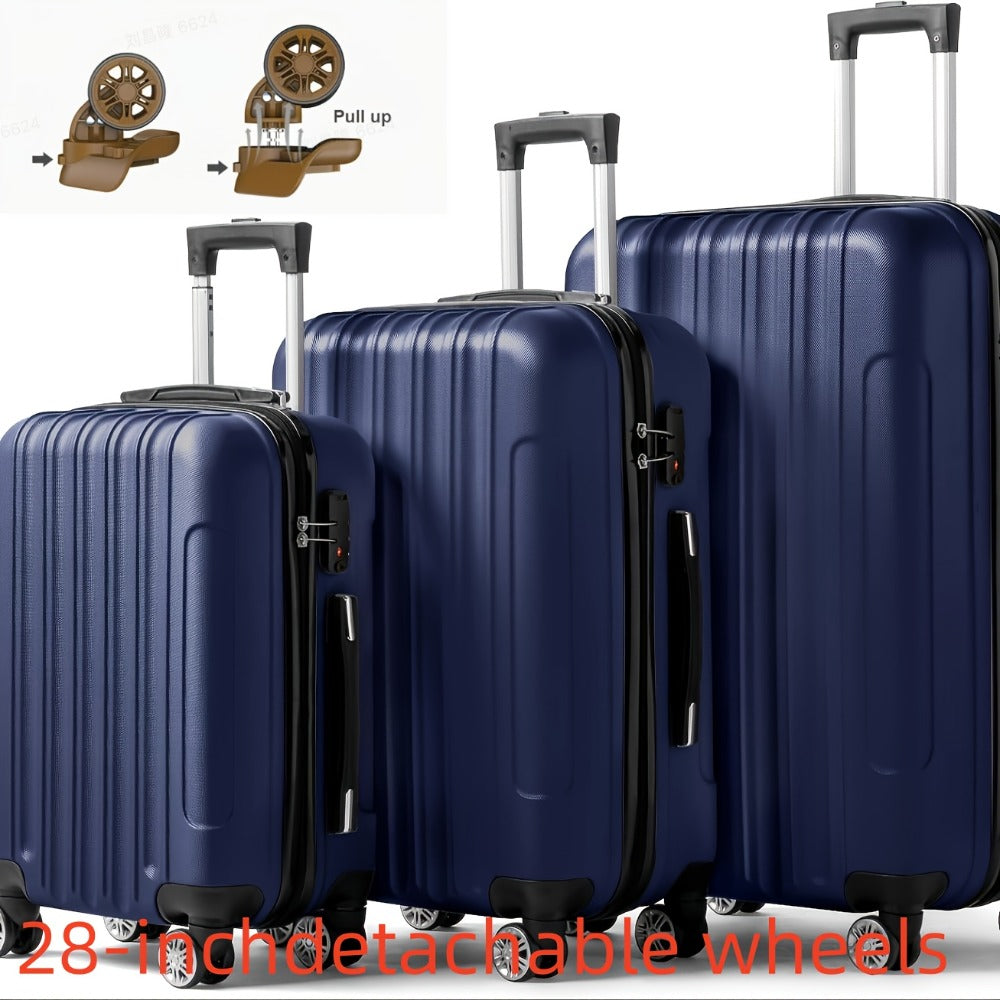 Luggage Set – 3 Piece, 28 Inch, Hardshell, TSA Lock – detail view 8