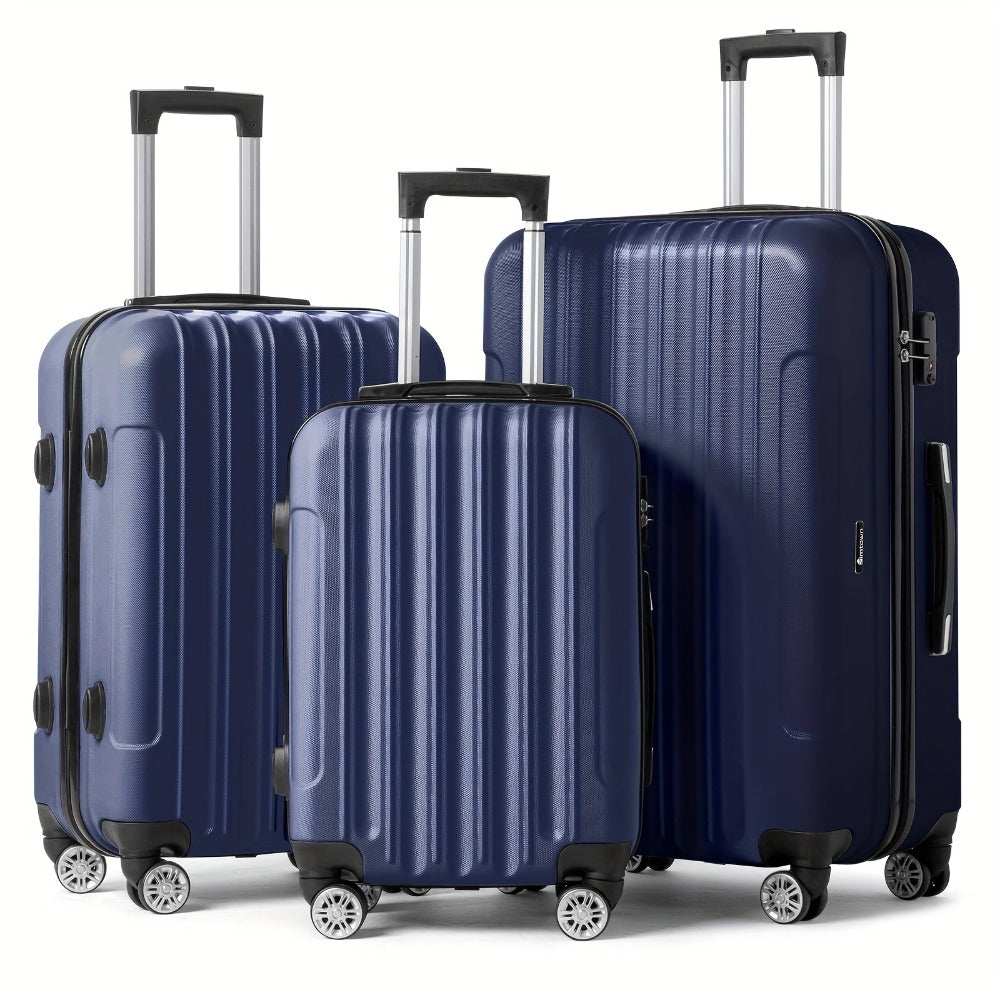 Luggage Set – 3 Piece, 28 Inch, Hardshell, TSA Lock – front view
